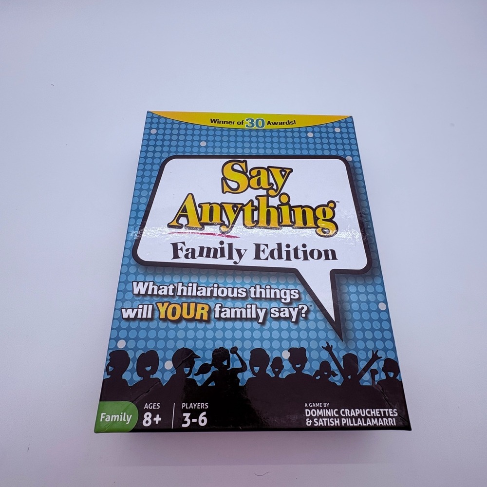 Say Anything Family Edition‎ Board Game North Star Games 3-6 Players Ages 8